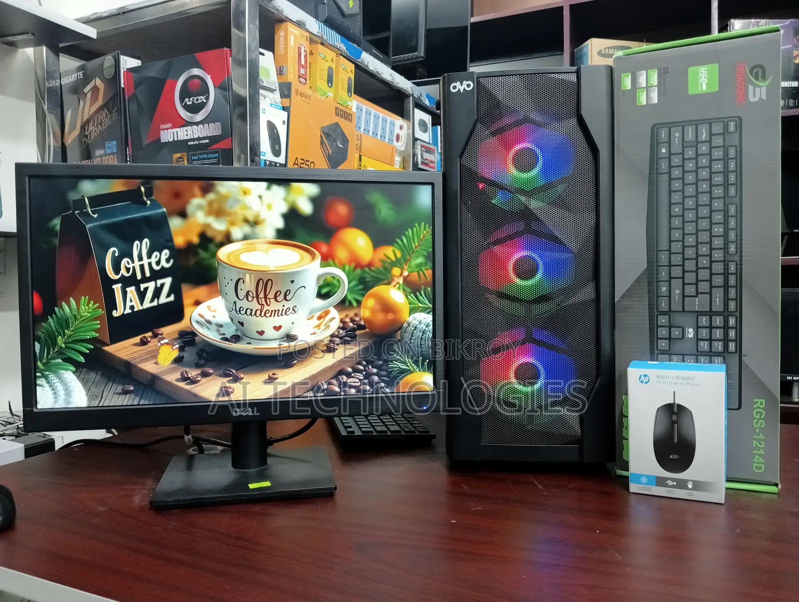 Desktop Computer MSI model 8GB AMD Ryzen 5 SSD 256GB