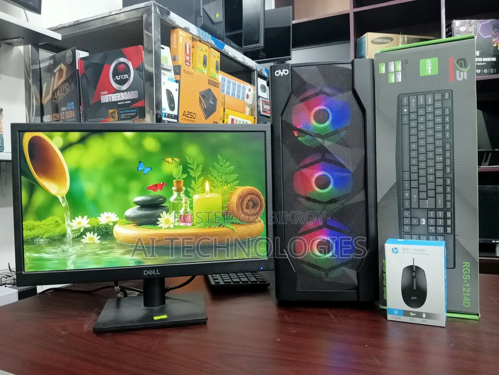 Desktop Computer MSI model 8GB AMD Ryzen 5 SSD 256GB