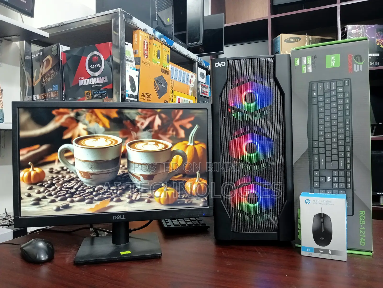 Desktop Computer MSI model 8GB AMD Ryzen 5 SSD 256GB