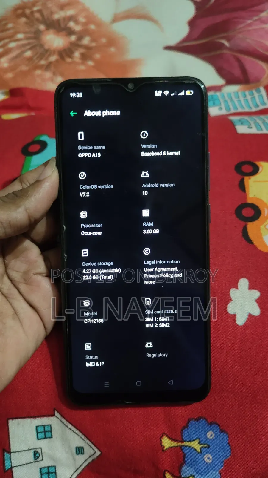 Oppo A15 32 GB Purple