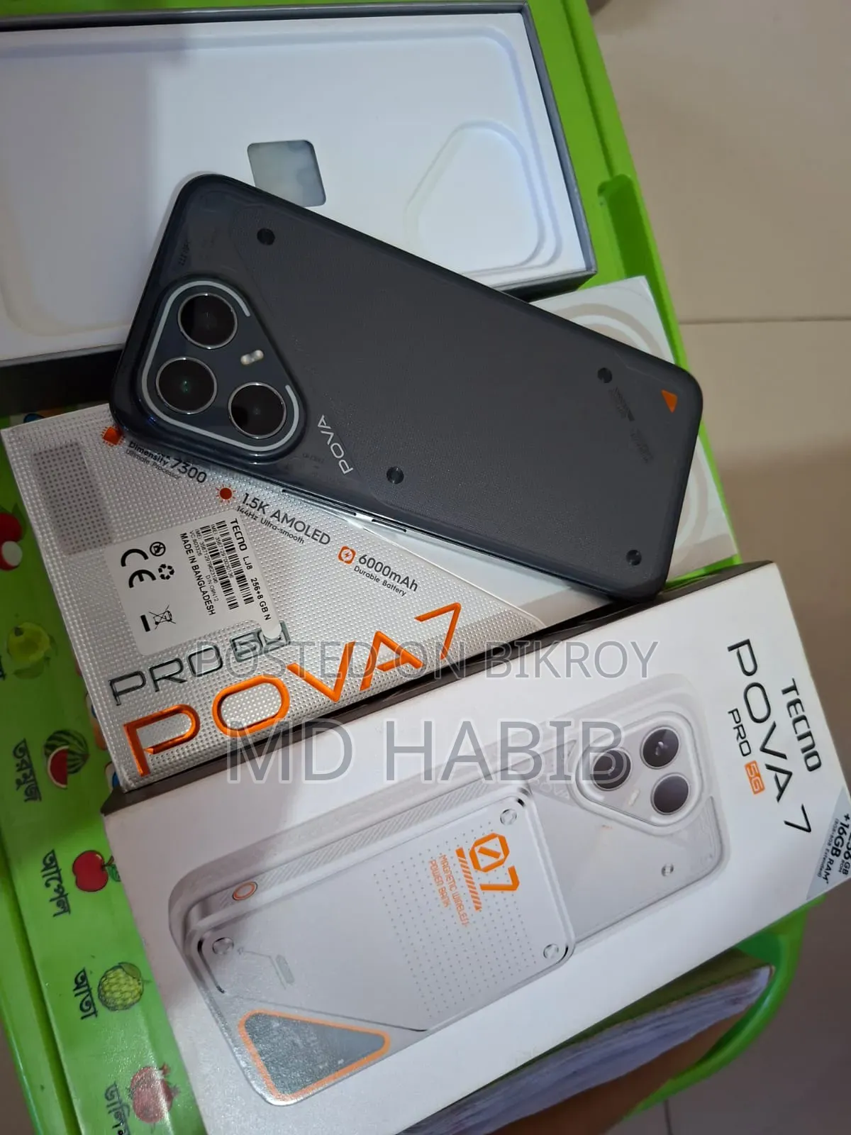 Tecno Pova 7 Pro 5G 256 GB Black