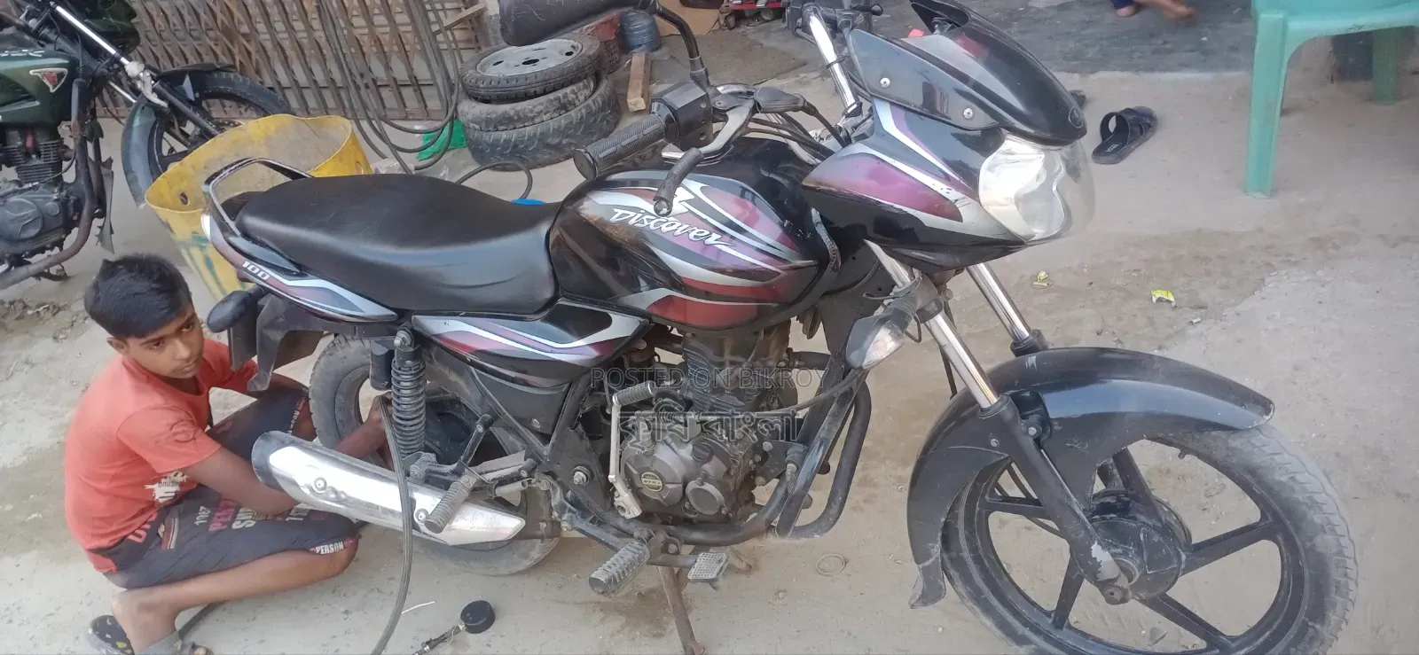 Bajaj Discover 100 2016 Black