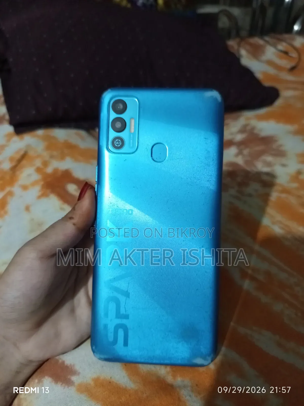 Tecno Spark 7 64 GB Blue