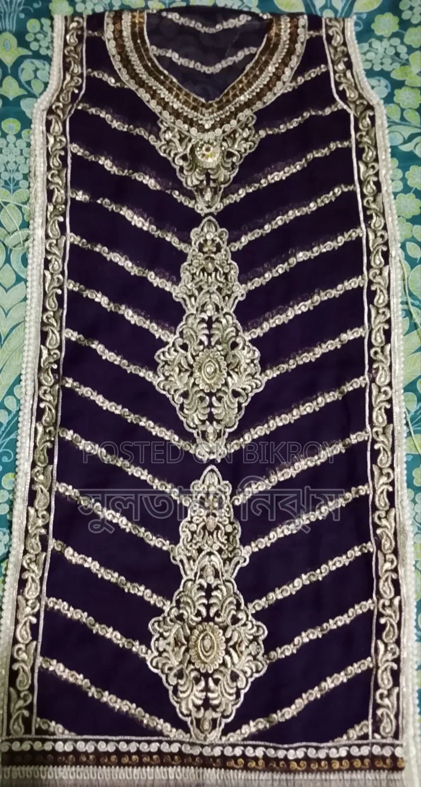 Woman's Gown With Half Sleeve Cotti