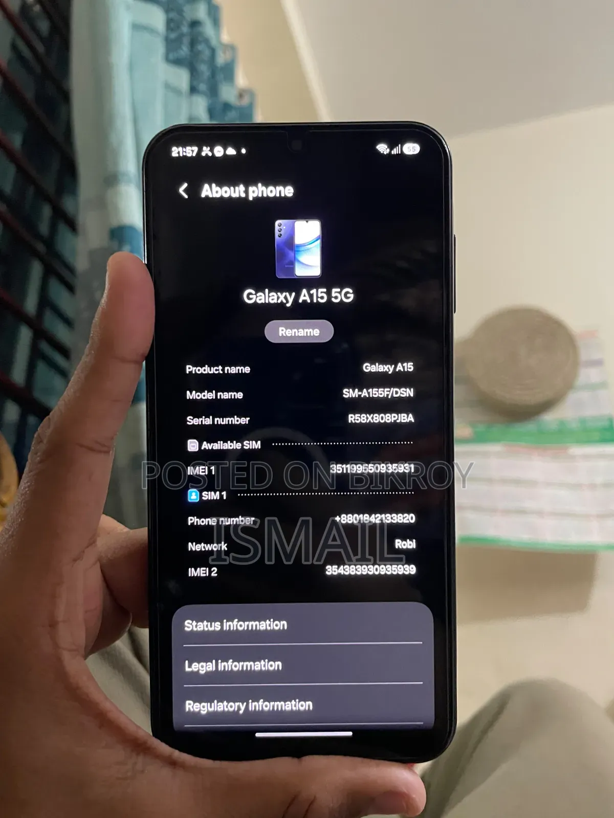 New Samsung Galaxy A15 128 GB Black