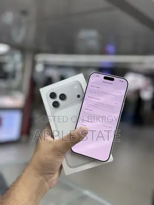 অ্যাপল আইফোন ১৭ প্রো ম্যাক্স ২৫৬ জিবি সিলভার