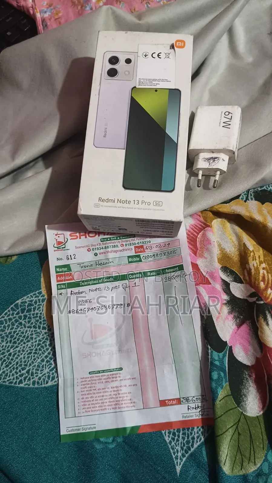 Xiaomi Redmi Note 13 Pro 5G 256 GB Black