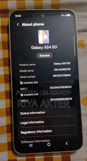 Samsung Galaxy A54 5G 128 GB Green