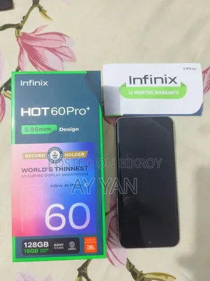 New Infinix Hot 60 Pro+ 128 GB Silver