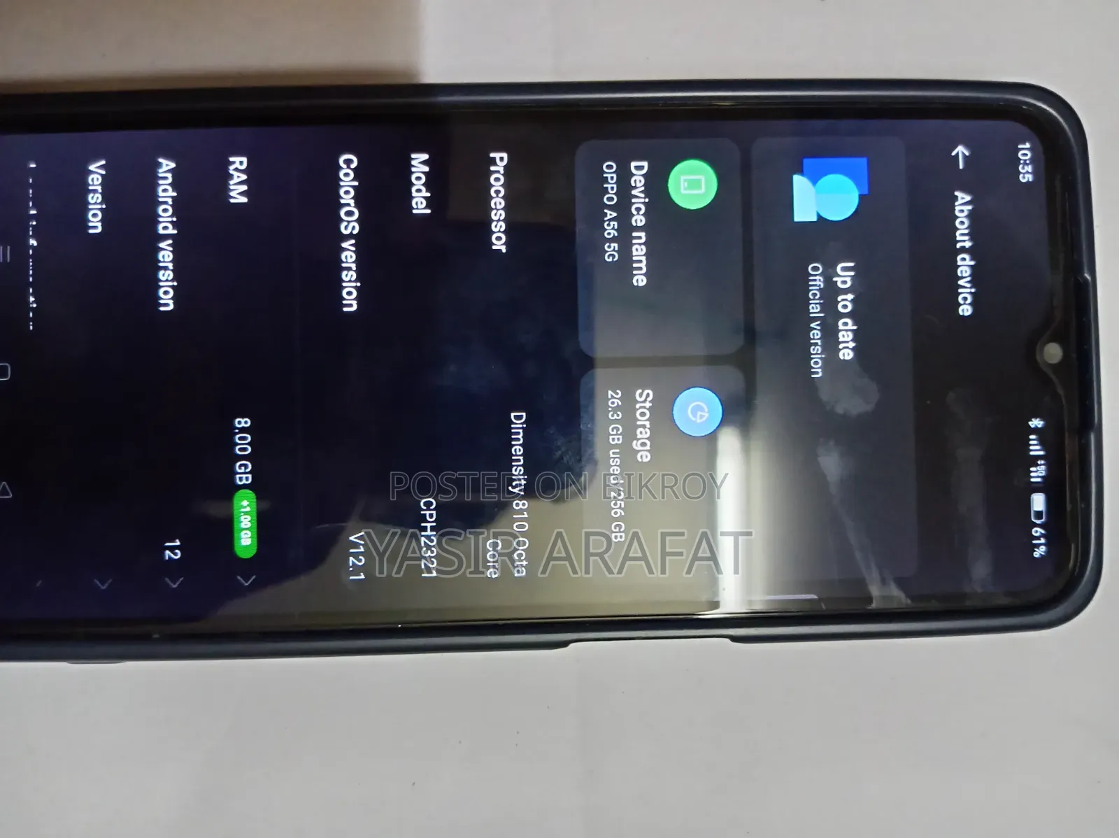 Oppo A56 5G 256 GB Silver