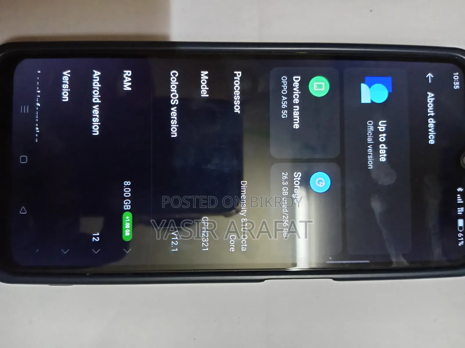 Oppo A56 5G 256 GB Silver