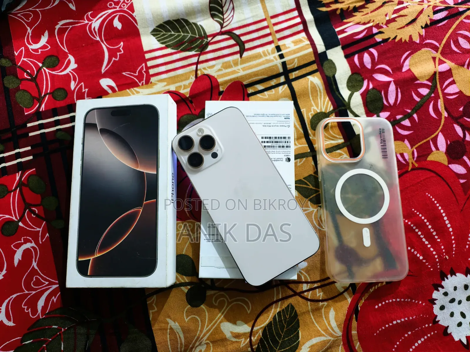 অ্যাপল আইফোন ১৬ প্রো ম্যাক্স ২৫৬ জিবি গোল্ড