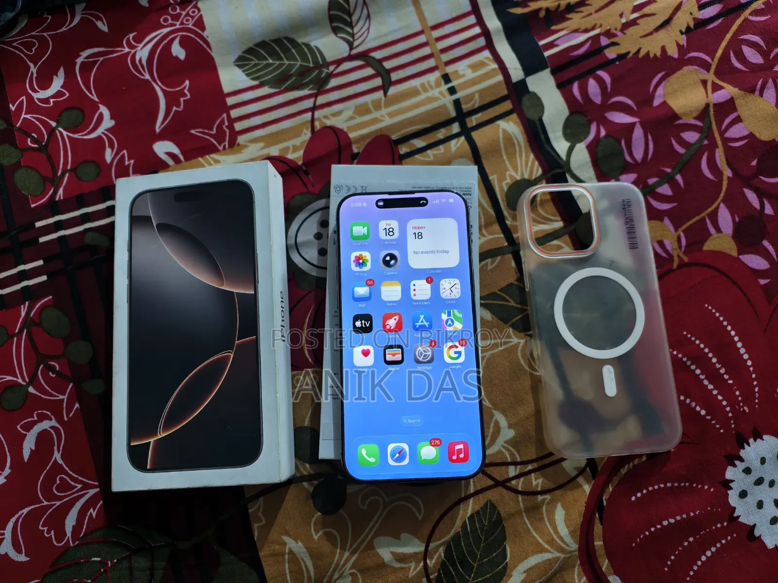 অ্যাপল আইফোন ১৬ প্রো ম্যাক্স ২৫৬ জিবি গোল্ড