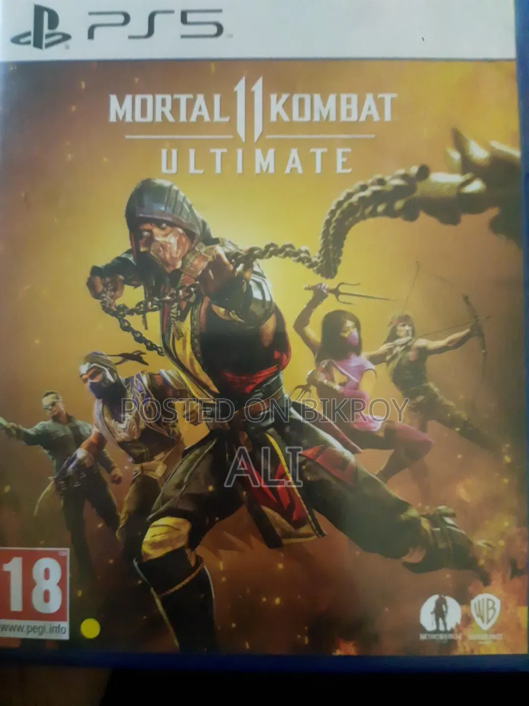Mortal Kombat 11 Ultimate PS5 Game Disc – Original