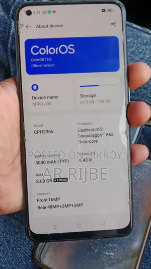 Oppo A95 128 GB Blue