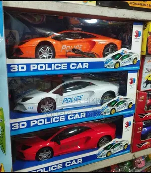 Remote Control Rechargeable 3D Musical RC Lamborghini Police Car RC