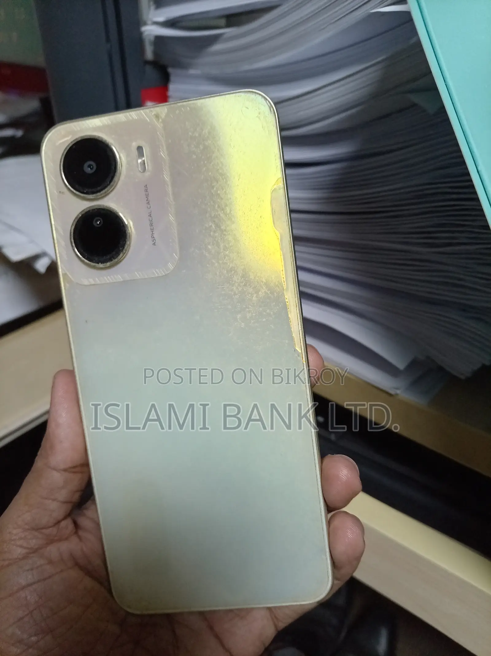 Vivo Y16 64 GB Gold