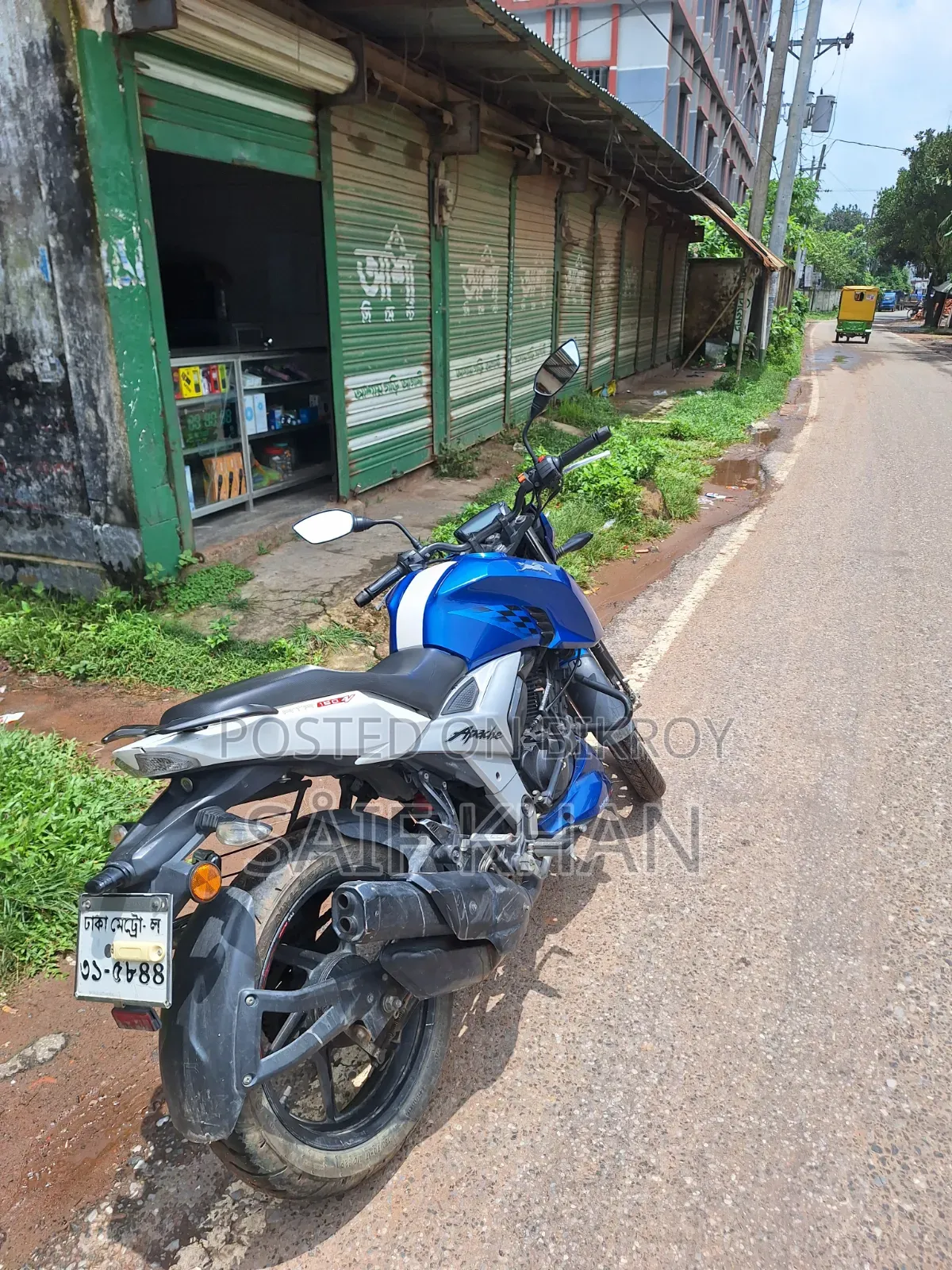 টিভিএস আপ্যাচি ১৬০ ৪ভি ২০১৯ ব্লু