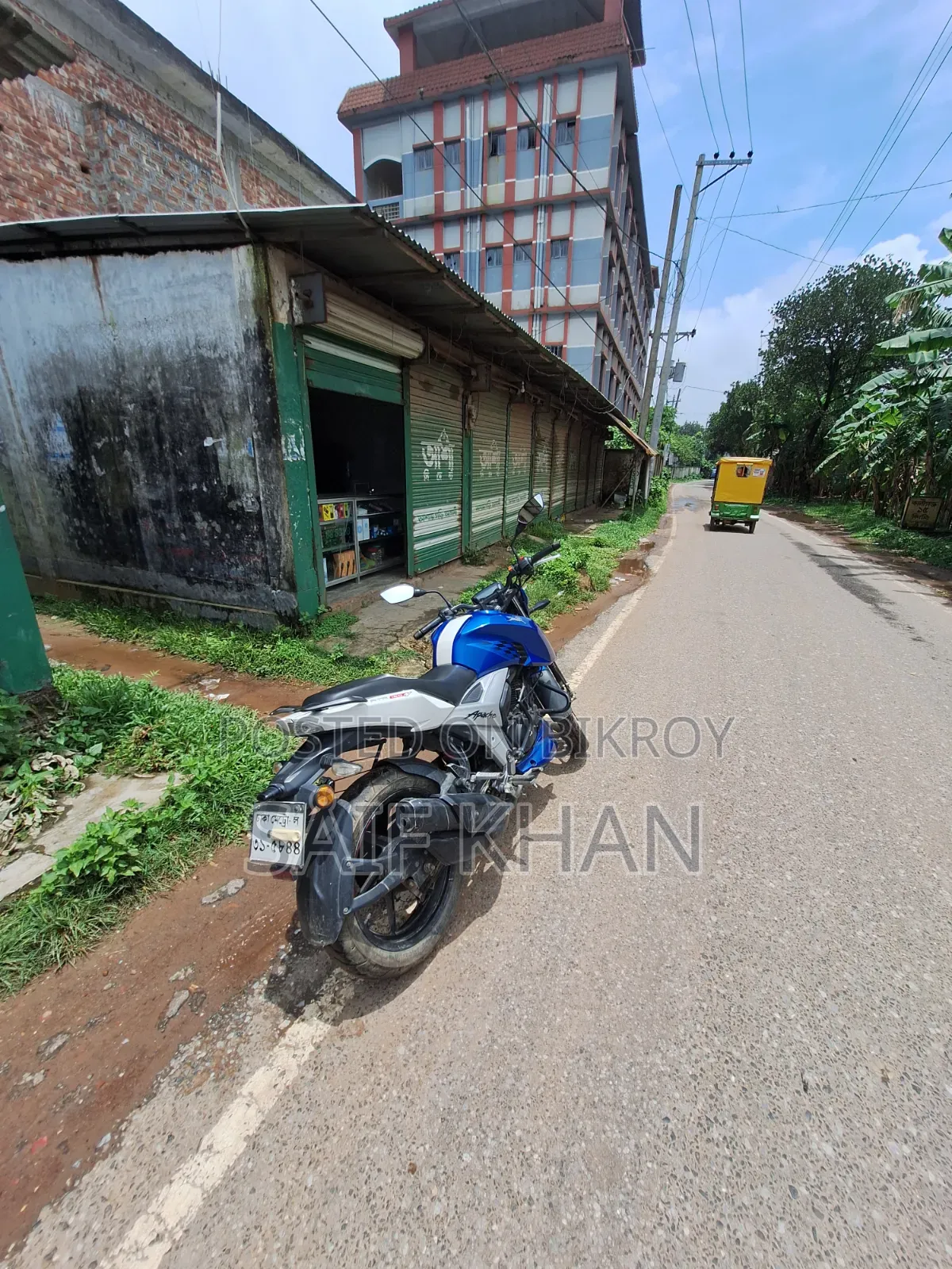 টিভিএস আপ্যাচি ১৬০ ৪ভি ২০১৯ ব্লু