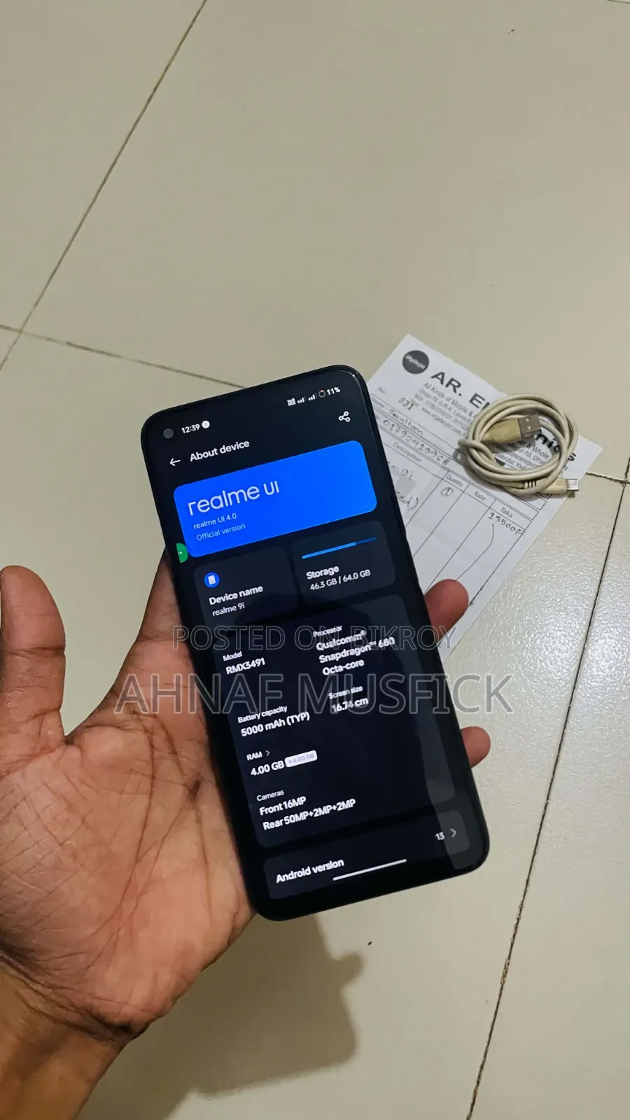 Realme 9i 64 GB Black