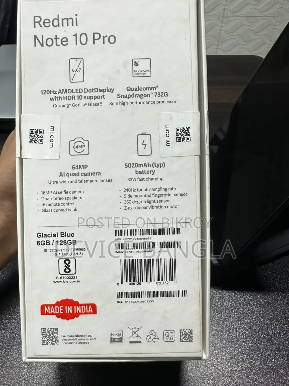 Xiaomi Redmi Note 10 Pro 128 GB