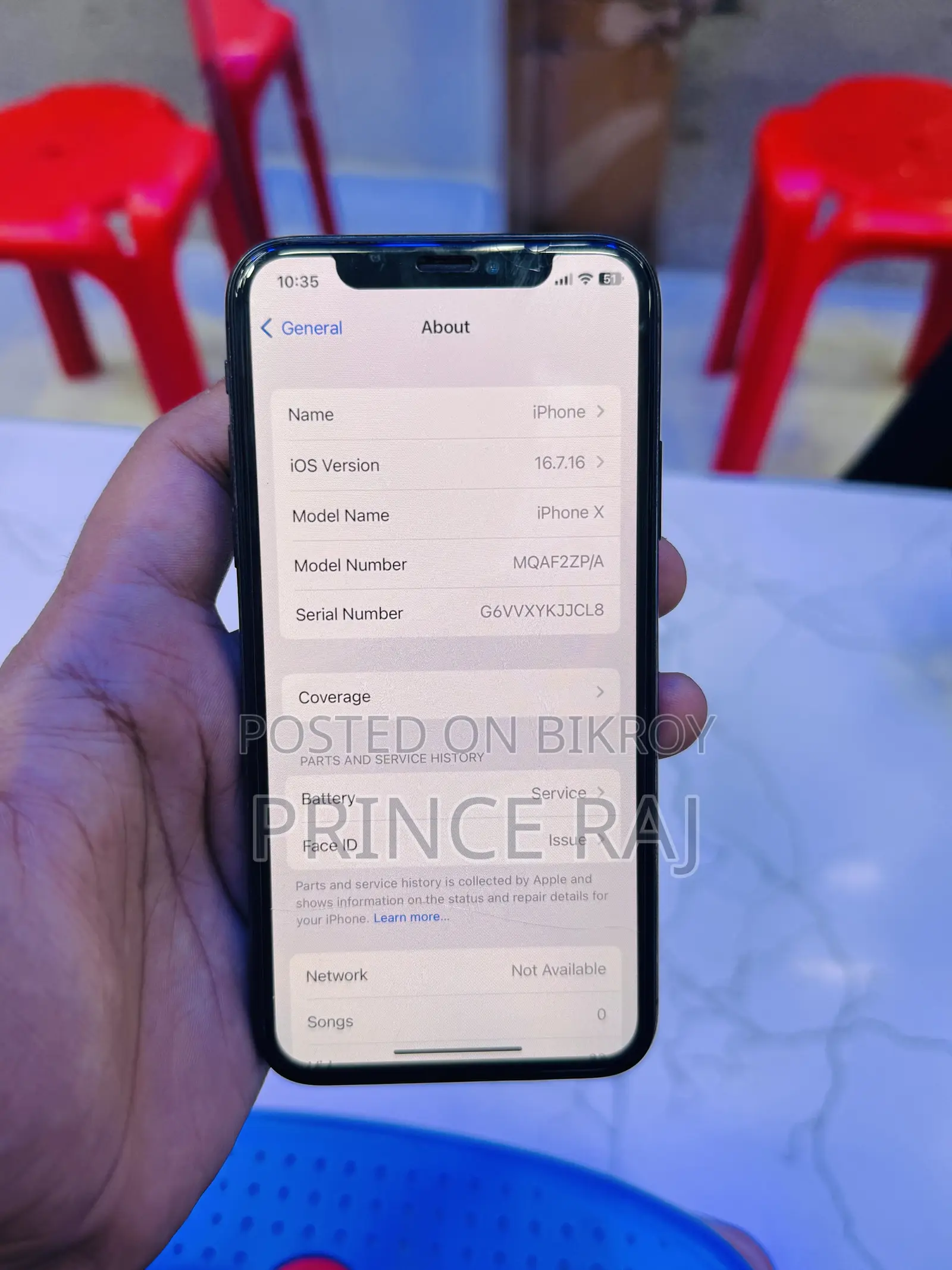 Apple iPhone X 256 GB Black