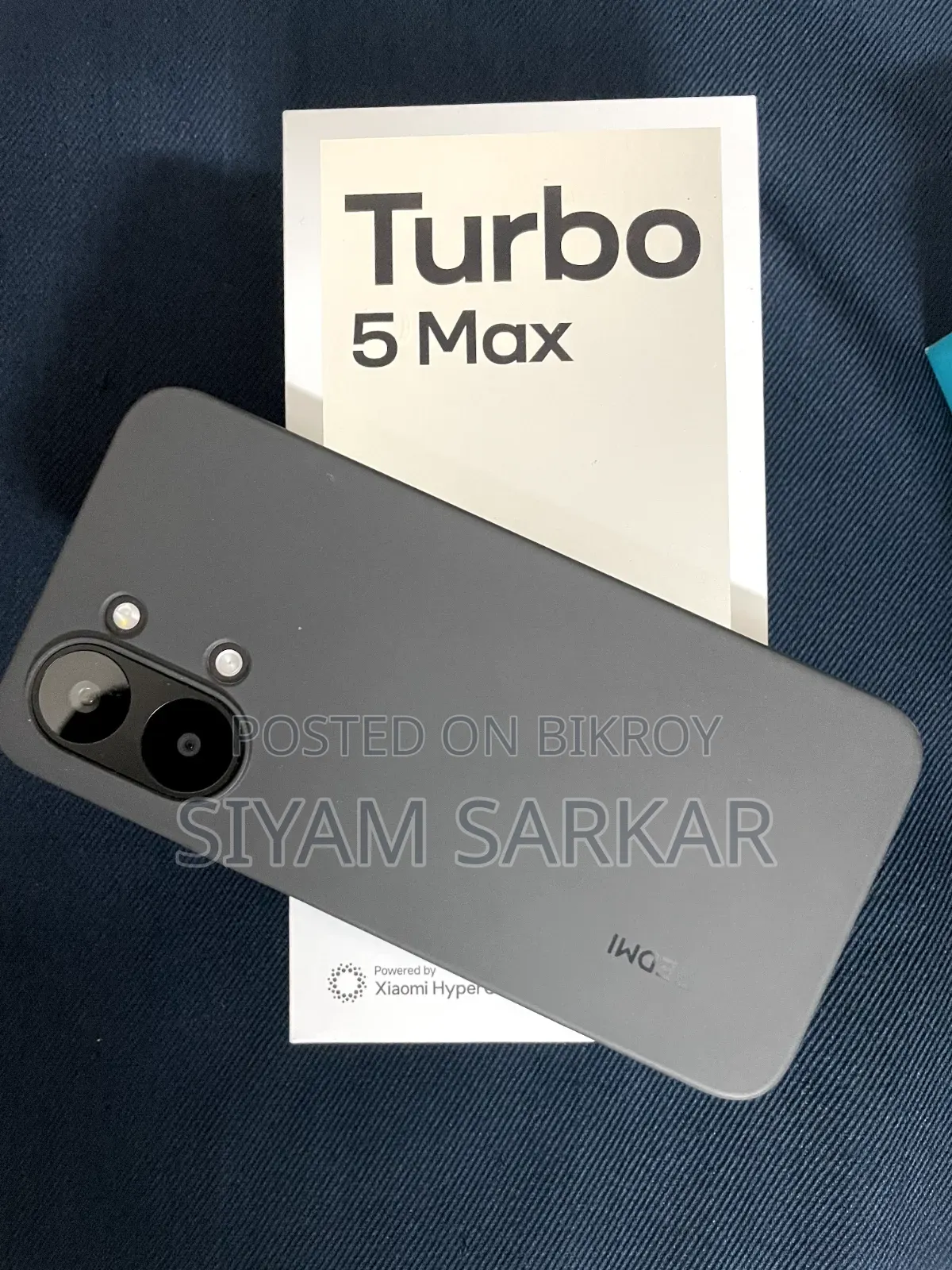 শাওমি রেডমি টারবো ৫ ম্যাক্স ২৫৬ জিবি কালো
