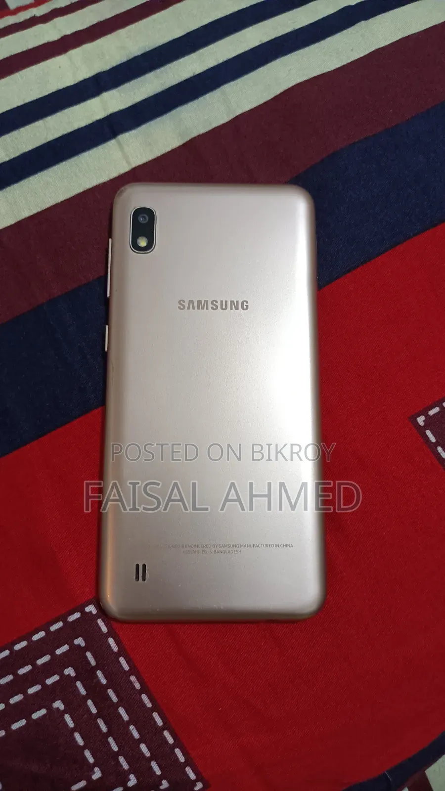 স্যামসাং এ১০ ৩২ জিবি গোল্ড