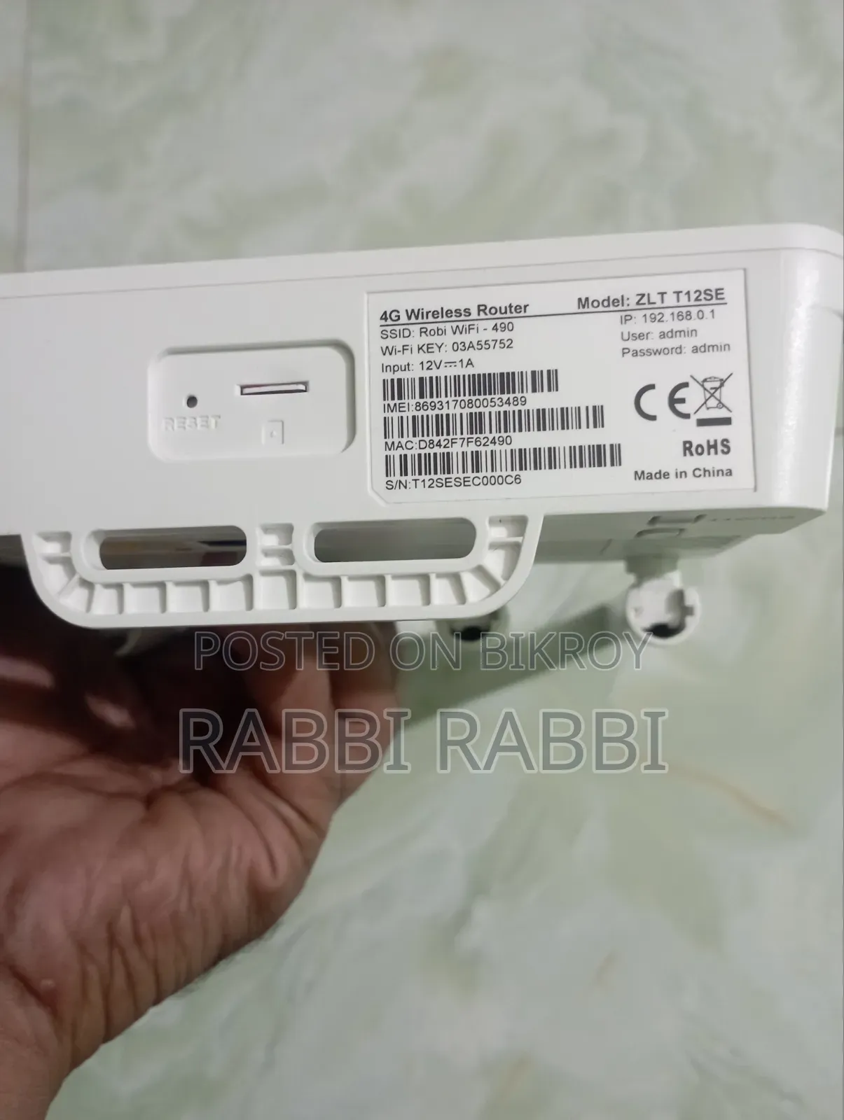 Robi Wifi Router