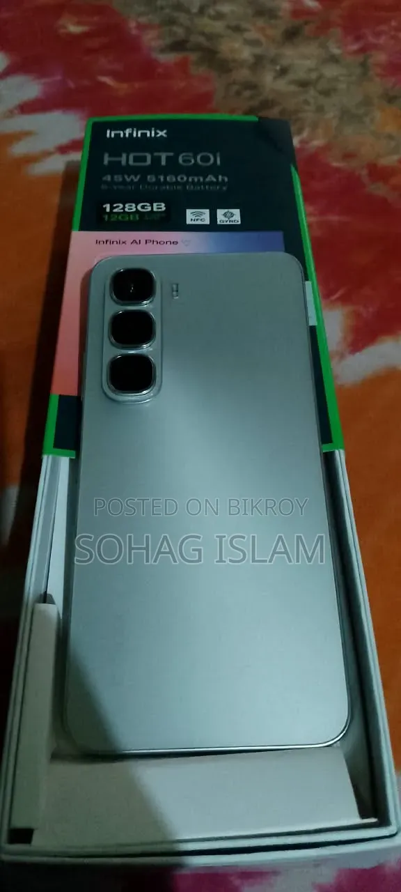 Infinix Hot 60i 128 GB Graphite