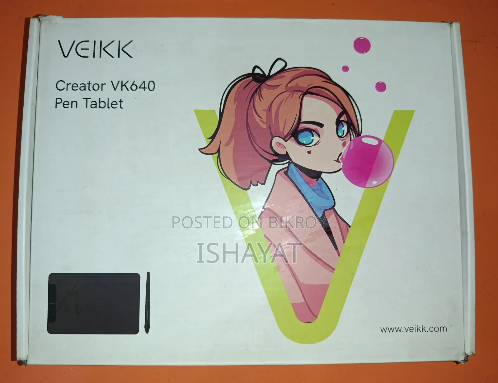 Veikk 640 Graphic Tablet, Drawing Tablet for Sale!