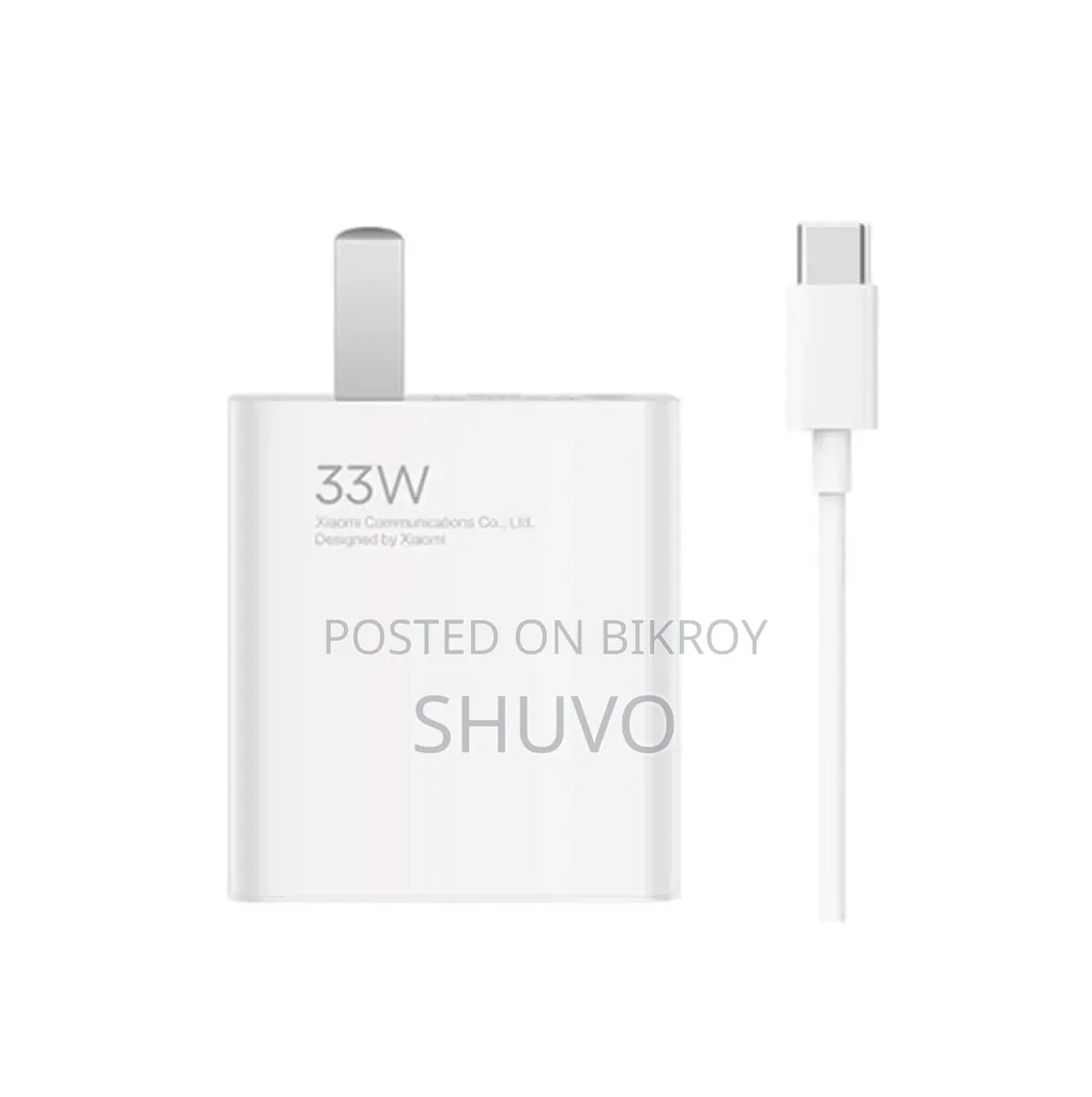 Original Xiaomi 33watt Turbo Charger