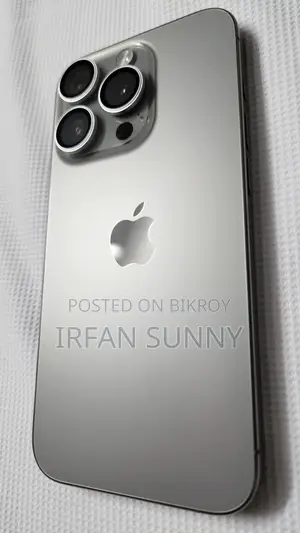অ্যাপল আইফোন ১৫ প্রো ২৫৬ জিবি সিলভার