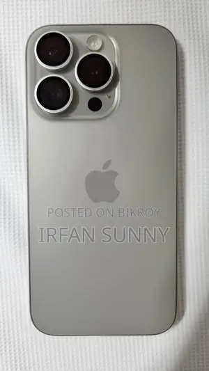 অ্যাপল আইফোন ১৫ প্রো ২৫৬ জিবি সিলভার