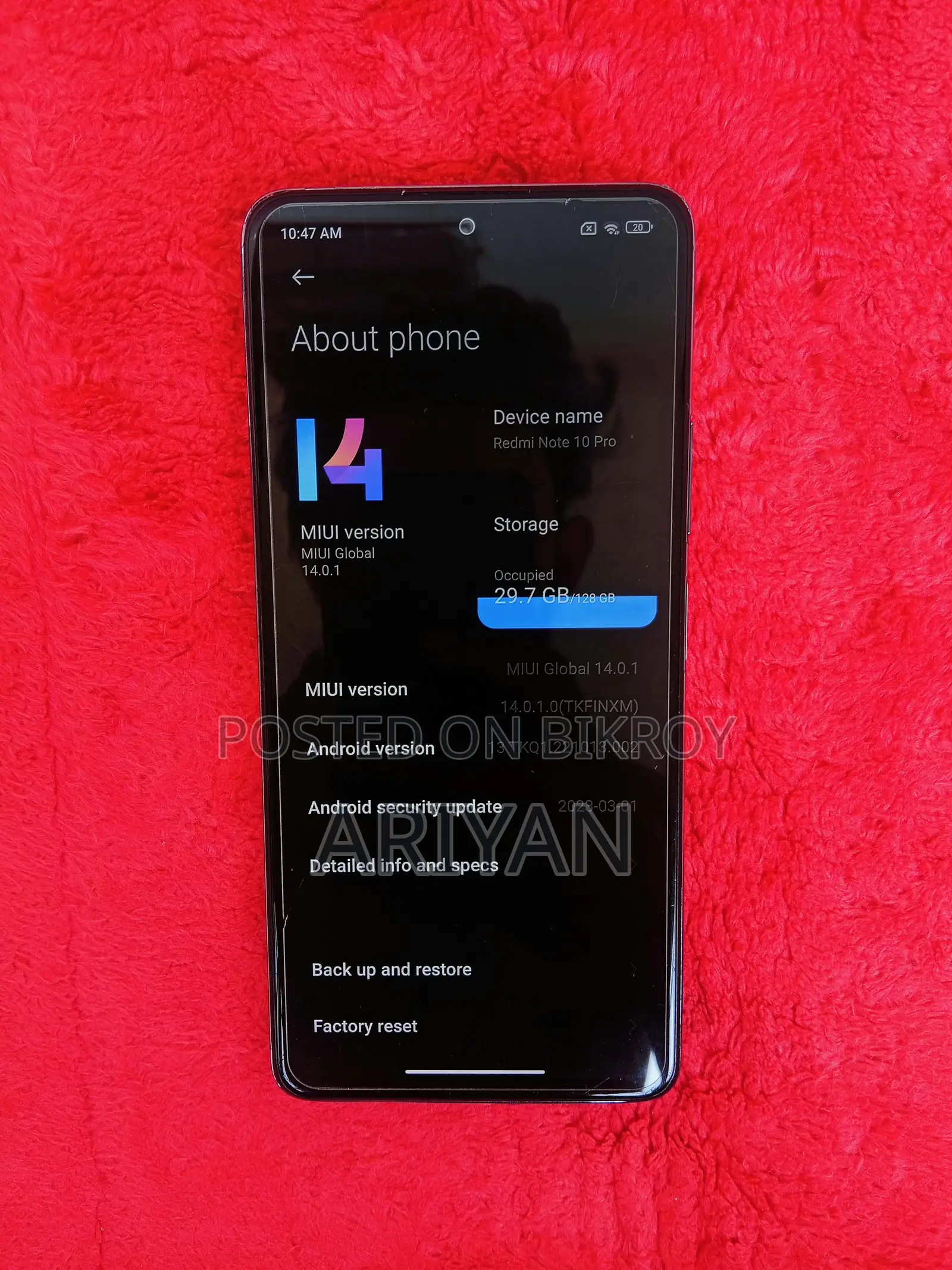 Xiaomi Redmi Note 10 Pro 128 GB White