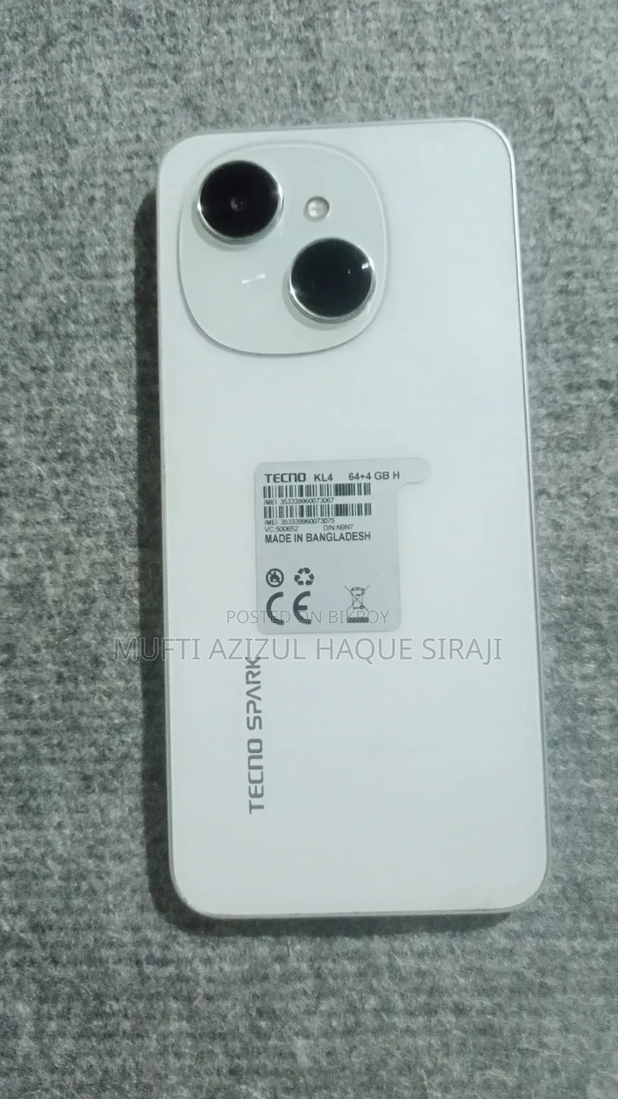 Tecno Spark Go 64 GB White