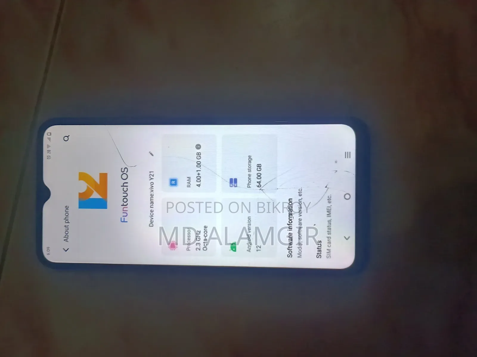 Vivo Y21 64 GB Blue