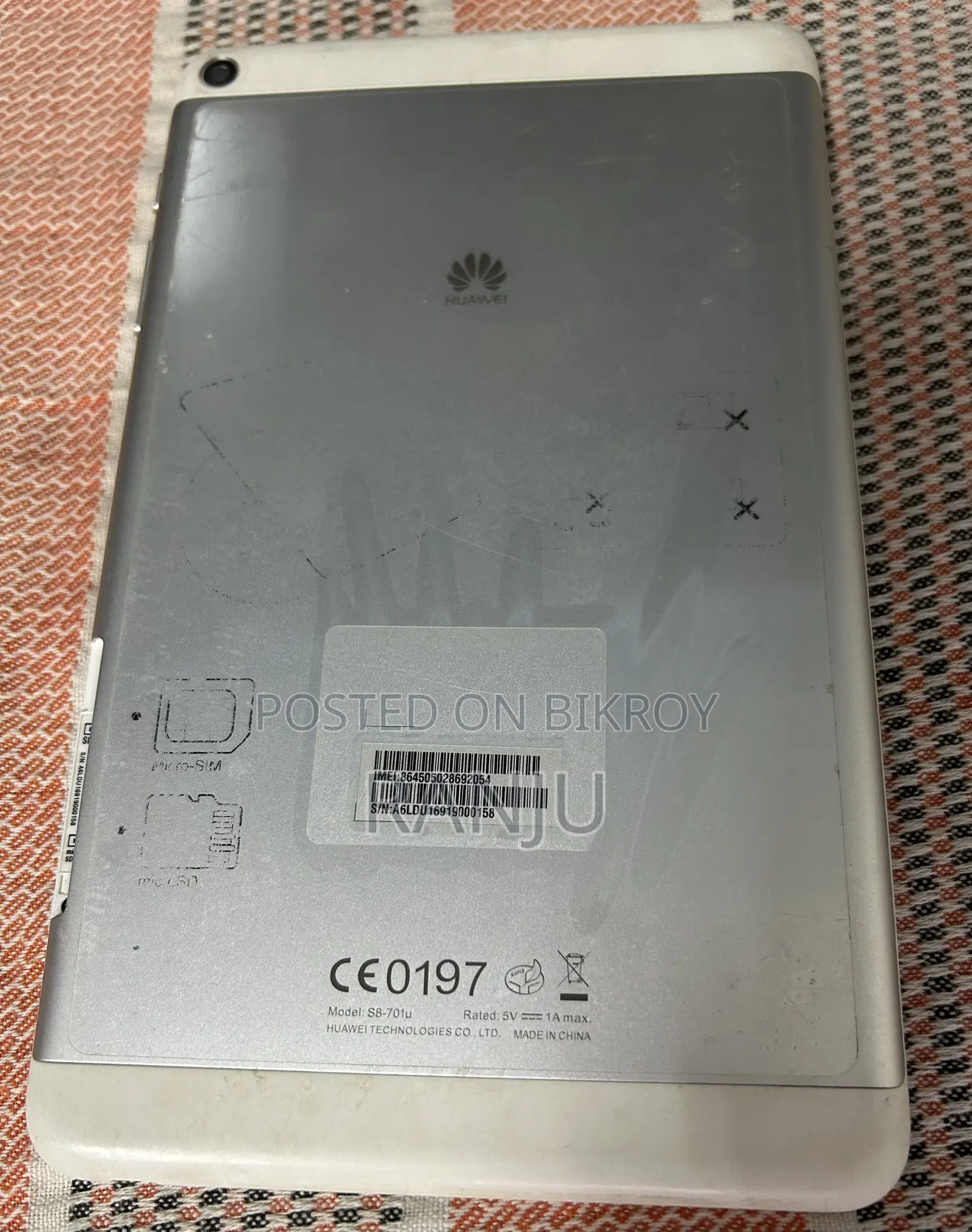 Huawei MediaPad T1 8.0 16 GB Silver