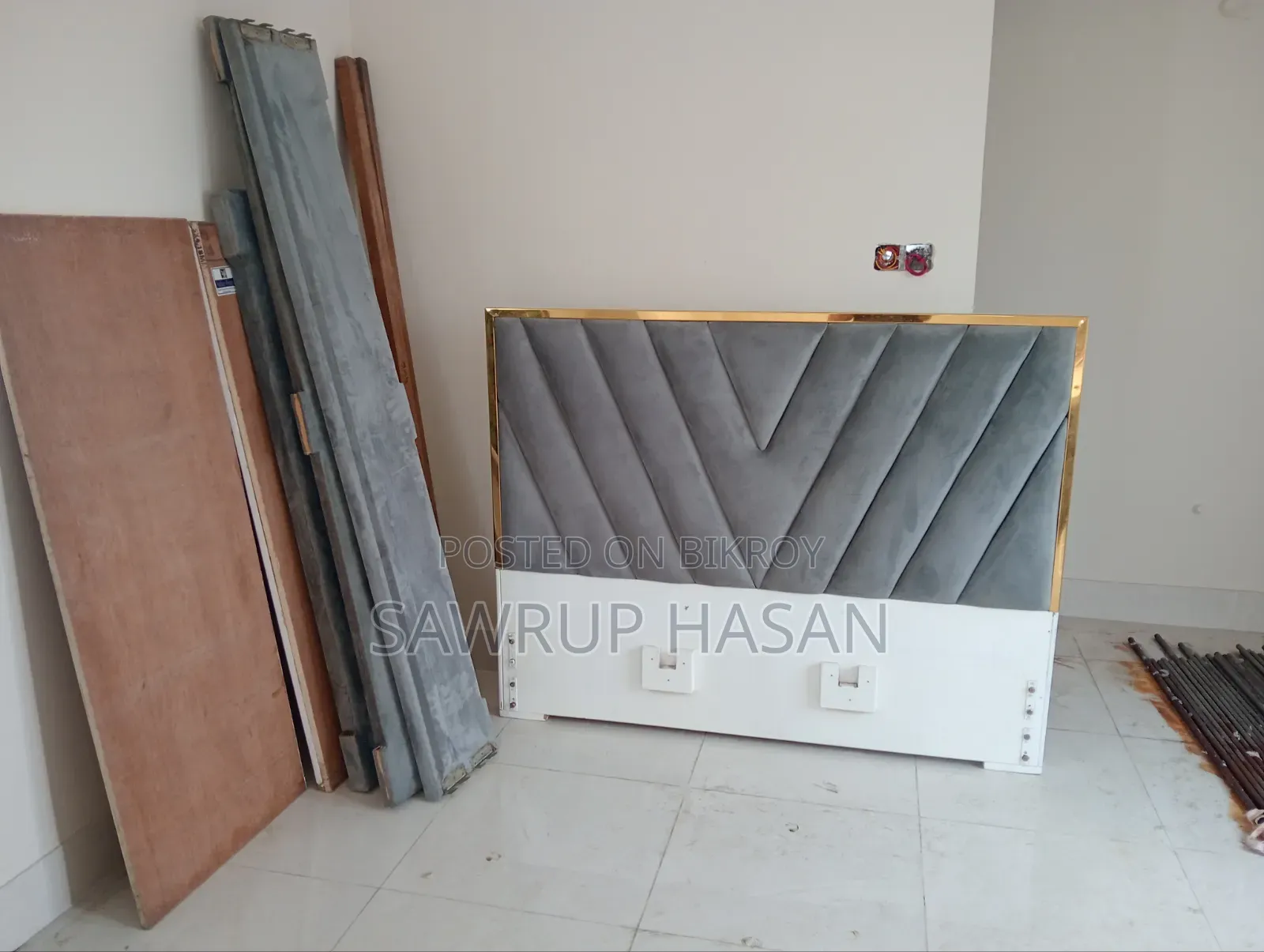 লাক্সারি ডাবল বেড বক্স খাট খাট