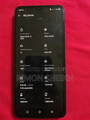 Infinix Note 12 128 GB White