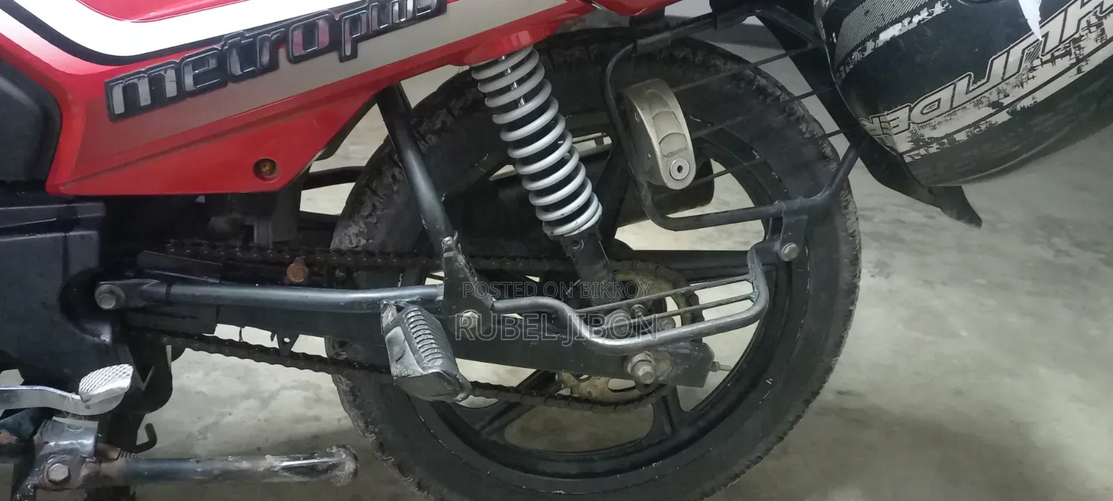 TVS Metro Plus 2021 Red