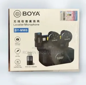 BOYA BY-MW6 লাভালিয়ার ওয়্যারলেস মাইক্রোফোন (আসল ভ্যারিয়েন্ট)