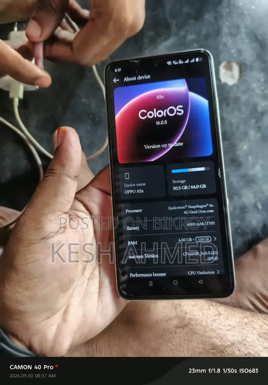 Oppo A5X 128 GB Silver