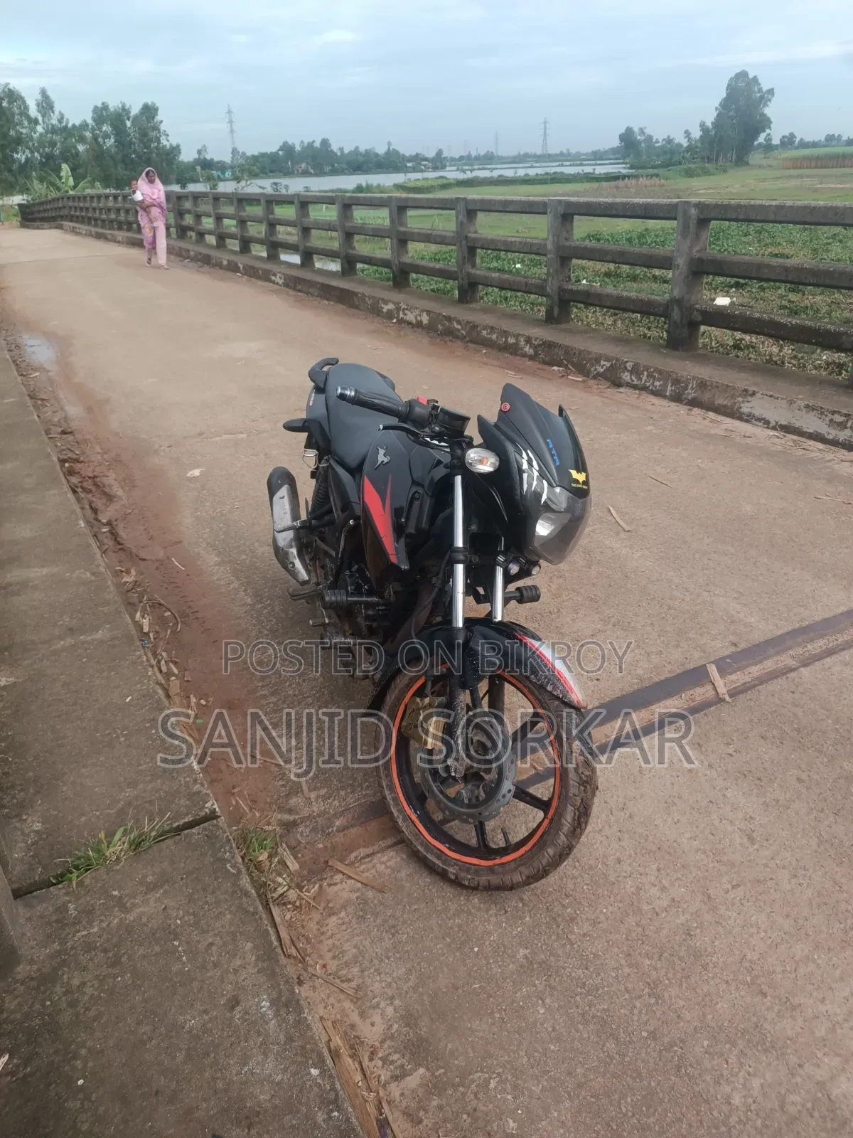 TVS Apache RTR 160 2V 2012 Black