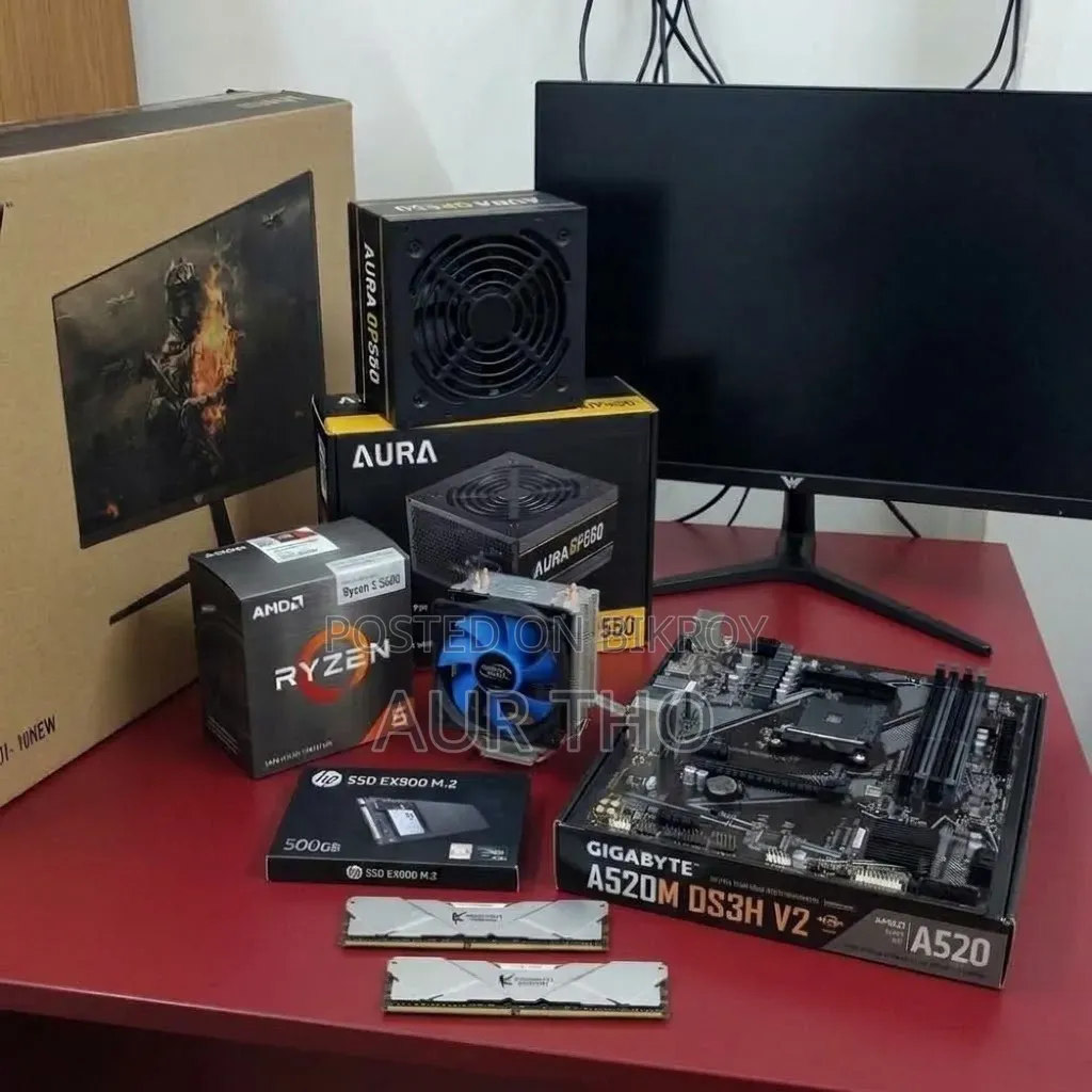 Desktop Computer Gigabyte 16GB AMD Ryzen 5 SSD 512GB