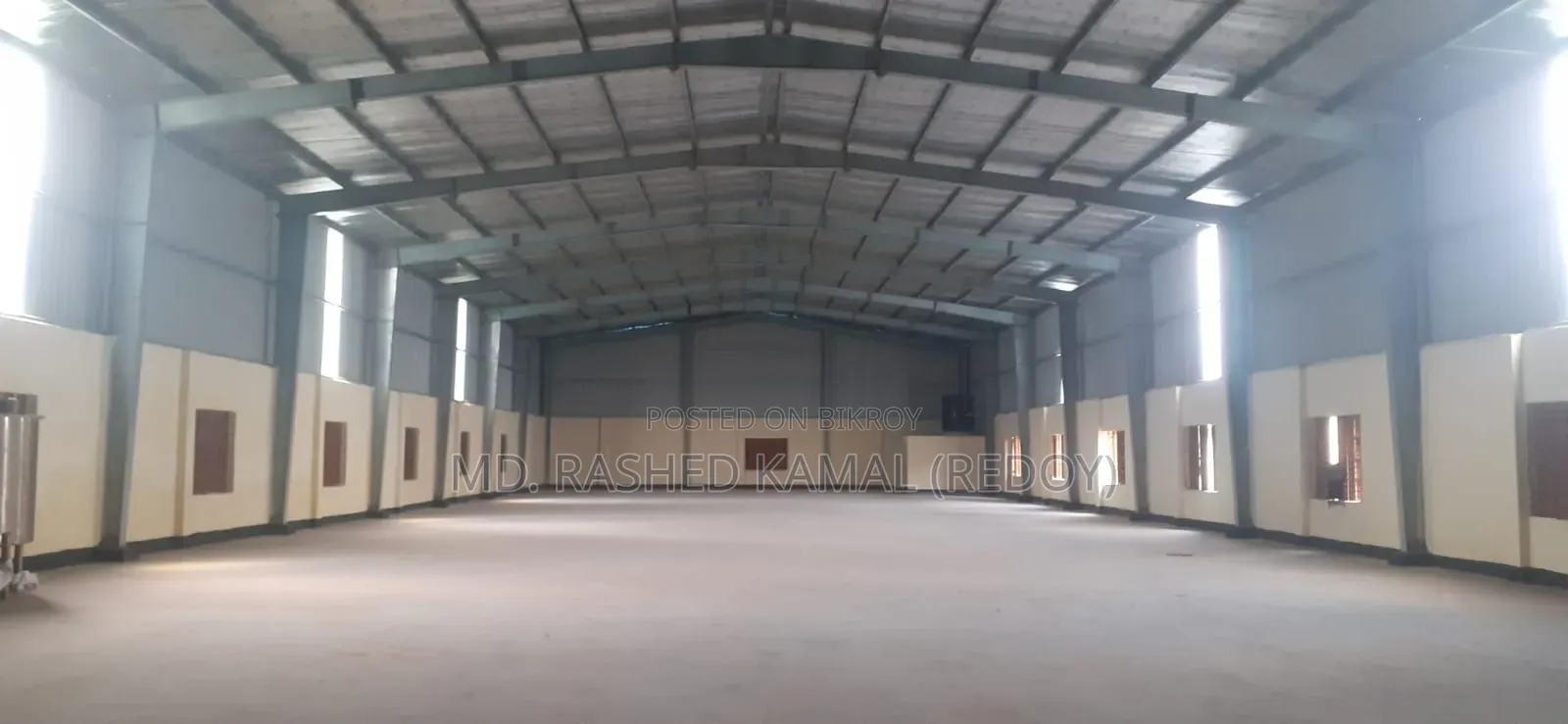 12,500 square feet ready shed available for rent