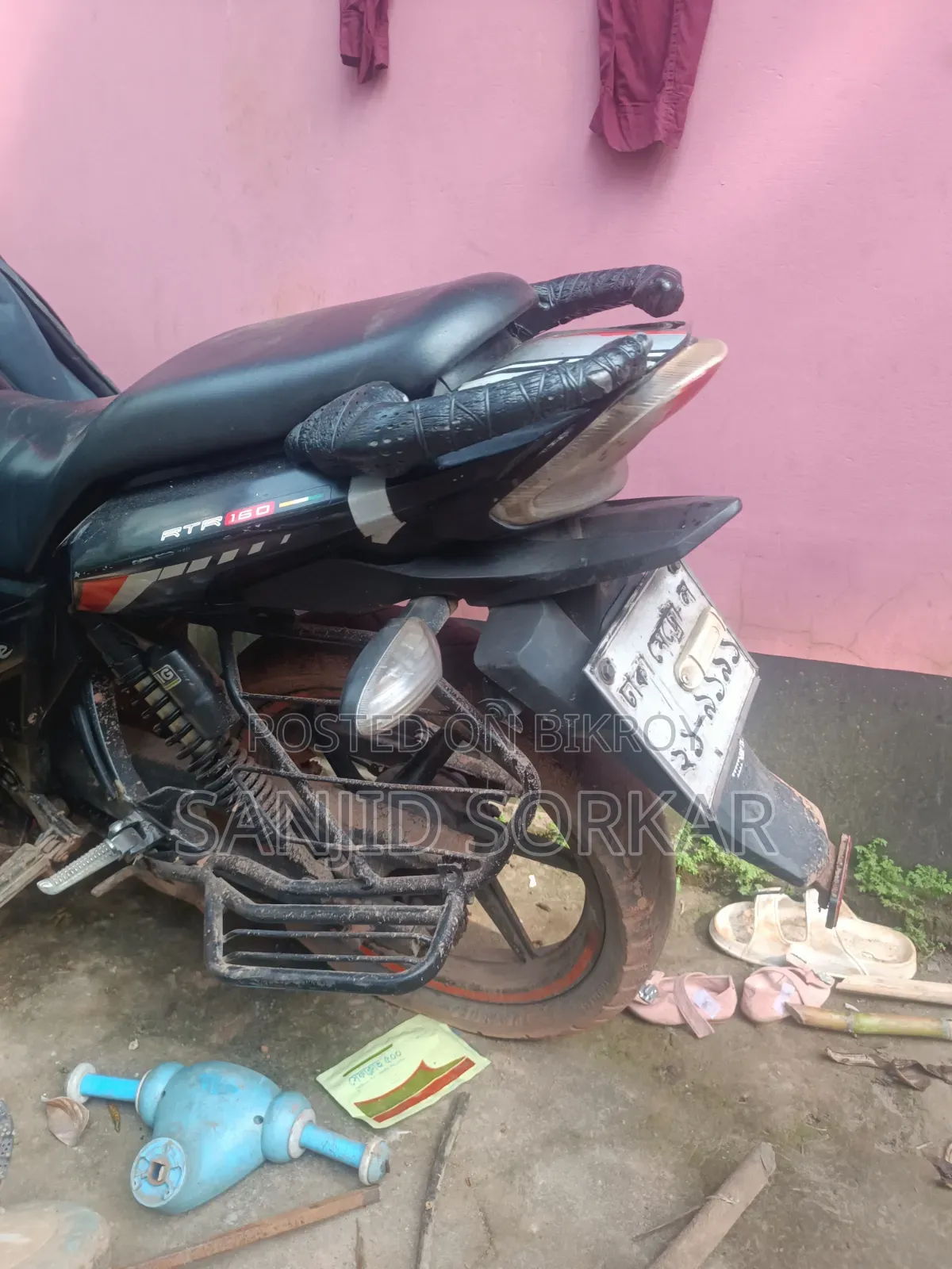 TVS Apache RTR 160 2V 2012 Black