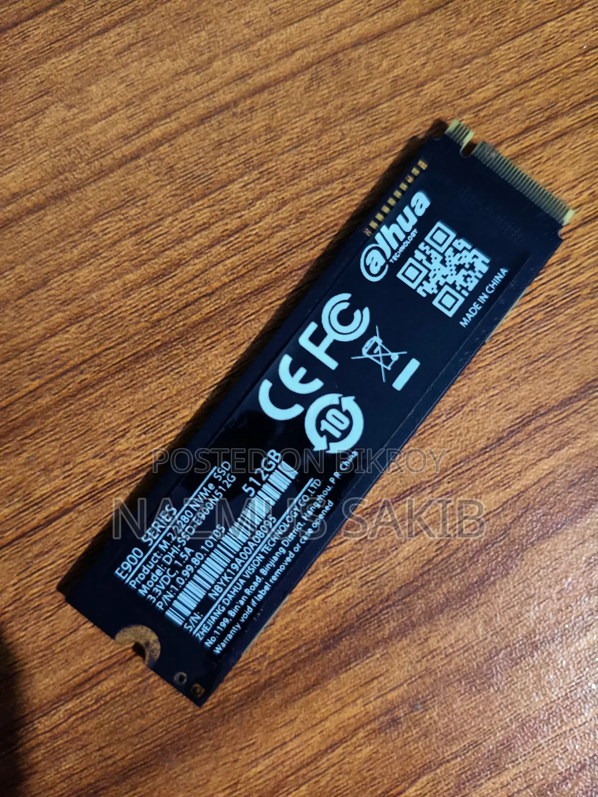 Corsair 8GB DDR4 3200MHz RAM Dahua 512GB NVMe M.2 SSD for Sale