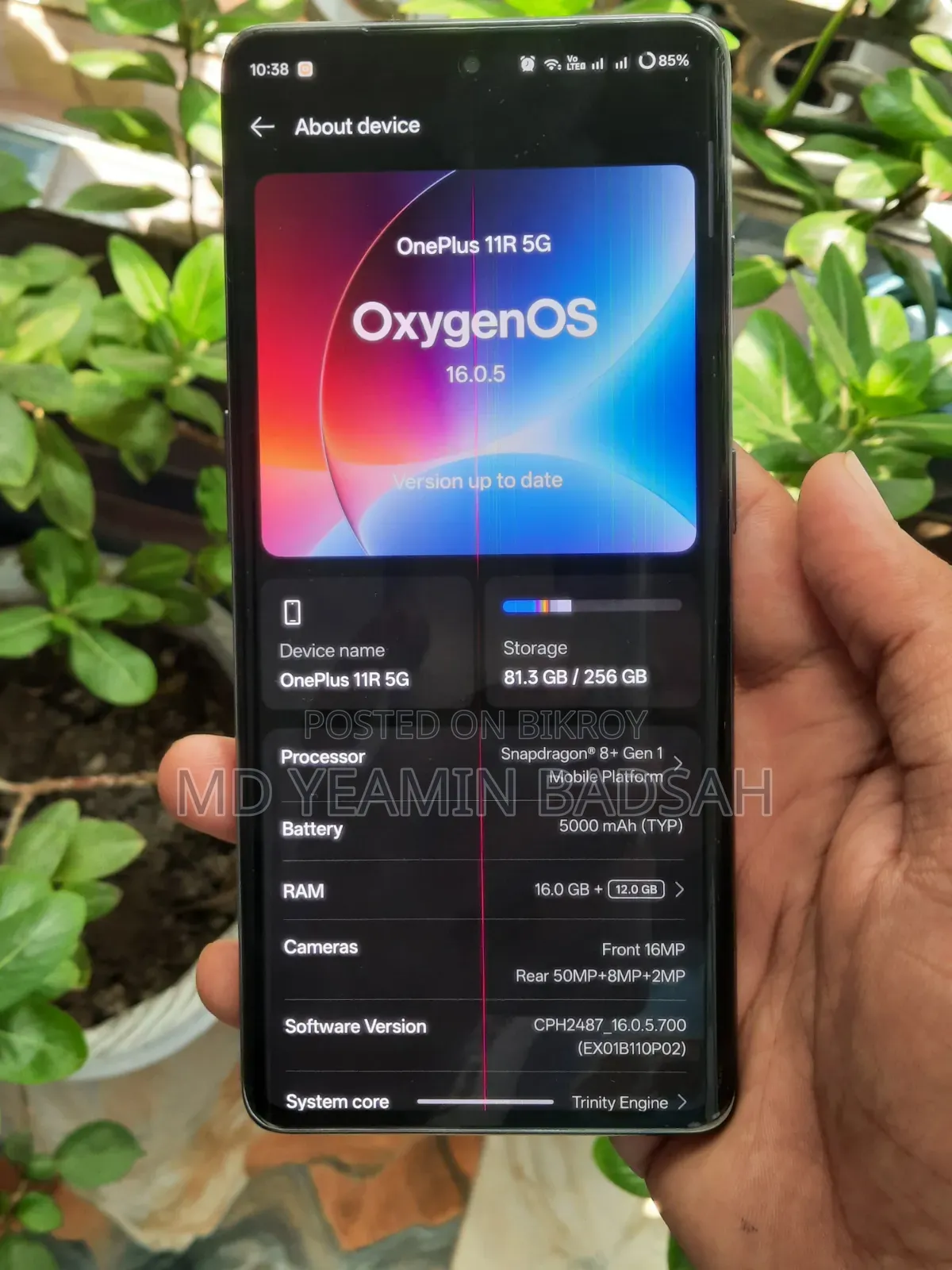 New OnePlus 11R 256 GB Black
