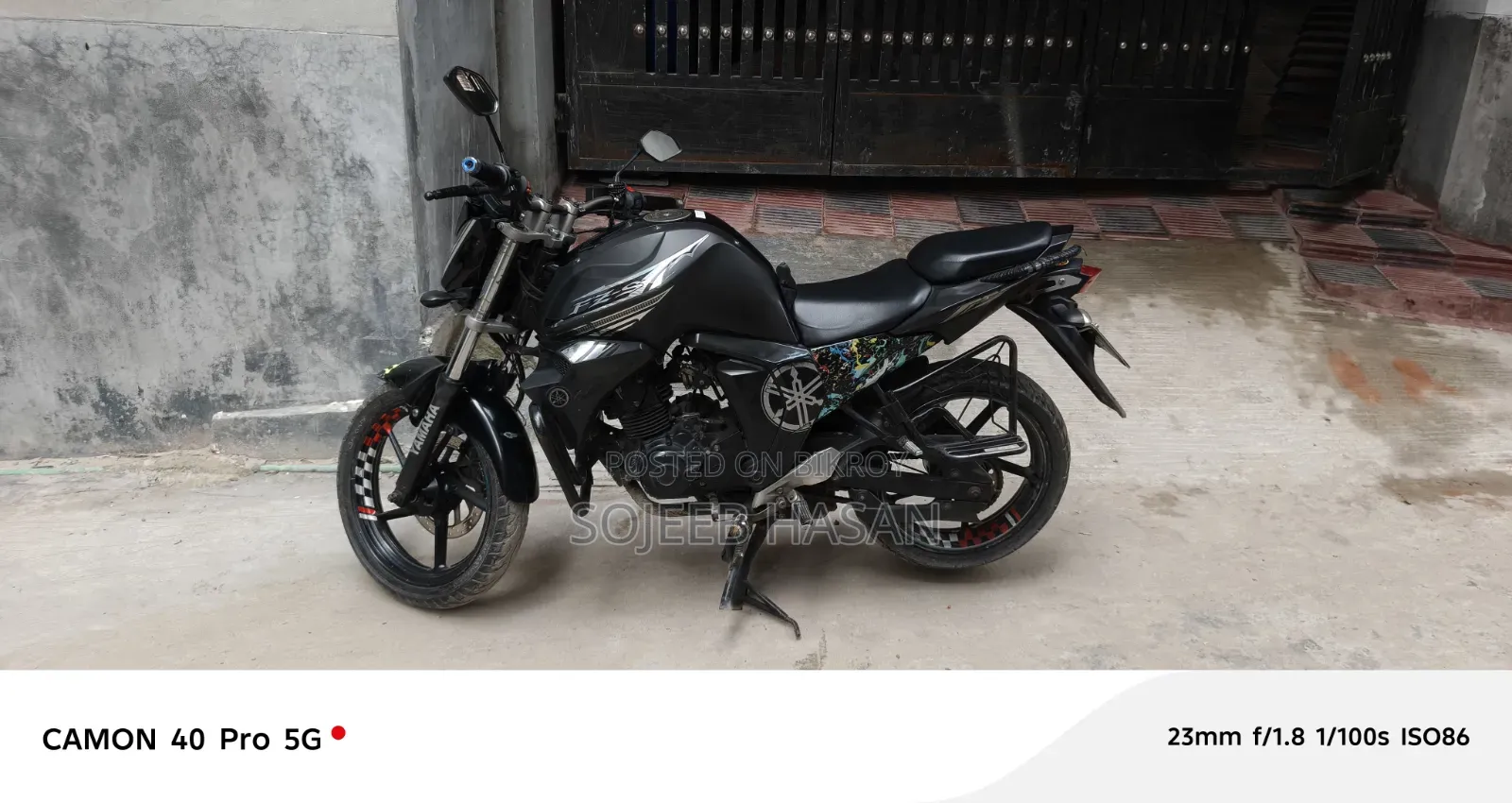 Yamaha FZS V2 2017 Black